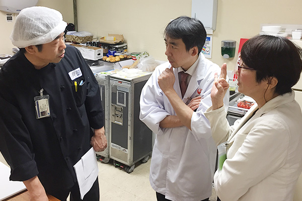 海外基地の機内食コンサルティング